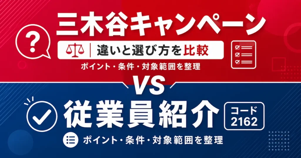 楽天モバイル従業員紹介キャンペーン【三木谷比較】を解説するバナー画像
